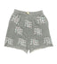 Mixed Emotion ME Logo Fleece Shorts Grey