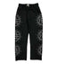 Mixed Emotions Eclipse Rhinestone Sweatpants Black
