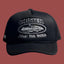 Corteiz Classic Oval Ship Logo Trucker Hat - Black