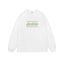 Drôle de Monsieur Minimalist Green Graphic Print Long Sleeve T-Shirt