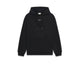 Drôle de Monsieur Black "Not From Paris Madame" Logo Print Heavyweight Drawstring Hoodie