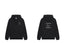 Drôle de Monsieur Black Cursive Script Slogan Heavyweight Hoodie