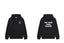 Drôle de Monsieur Black Slogan Print Heavyweight Hoodie