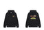 Drôle de Monsieur Black Gradient Slogan Heavyweight Hoodie