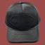 Corteiz All-Black Monochromatic Oval Ship Logo Trucker Hat