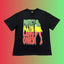 Corteiz Alcatraz Island Logo Graphic Black T-Shirt