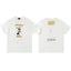 Enfants Riches Déprimés Cartoon Graphic & Back Yellow Tag T-Shirt - Cream