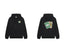 Drôle de Monsieur Black Playing Card Graphic Heavyweight Hoodie