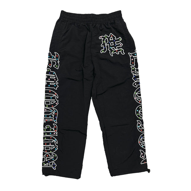 Mixed Emotions “ME” rhinestone Nylon Pants Hover Image