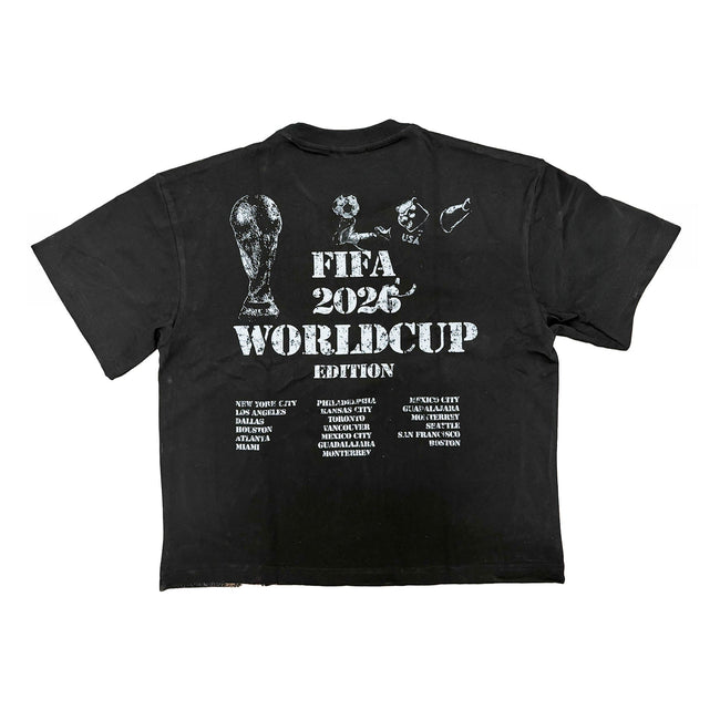 Mixed Emotions Black “World Cup” Tee Main Image