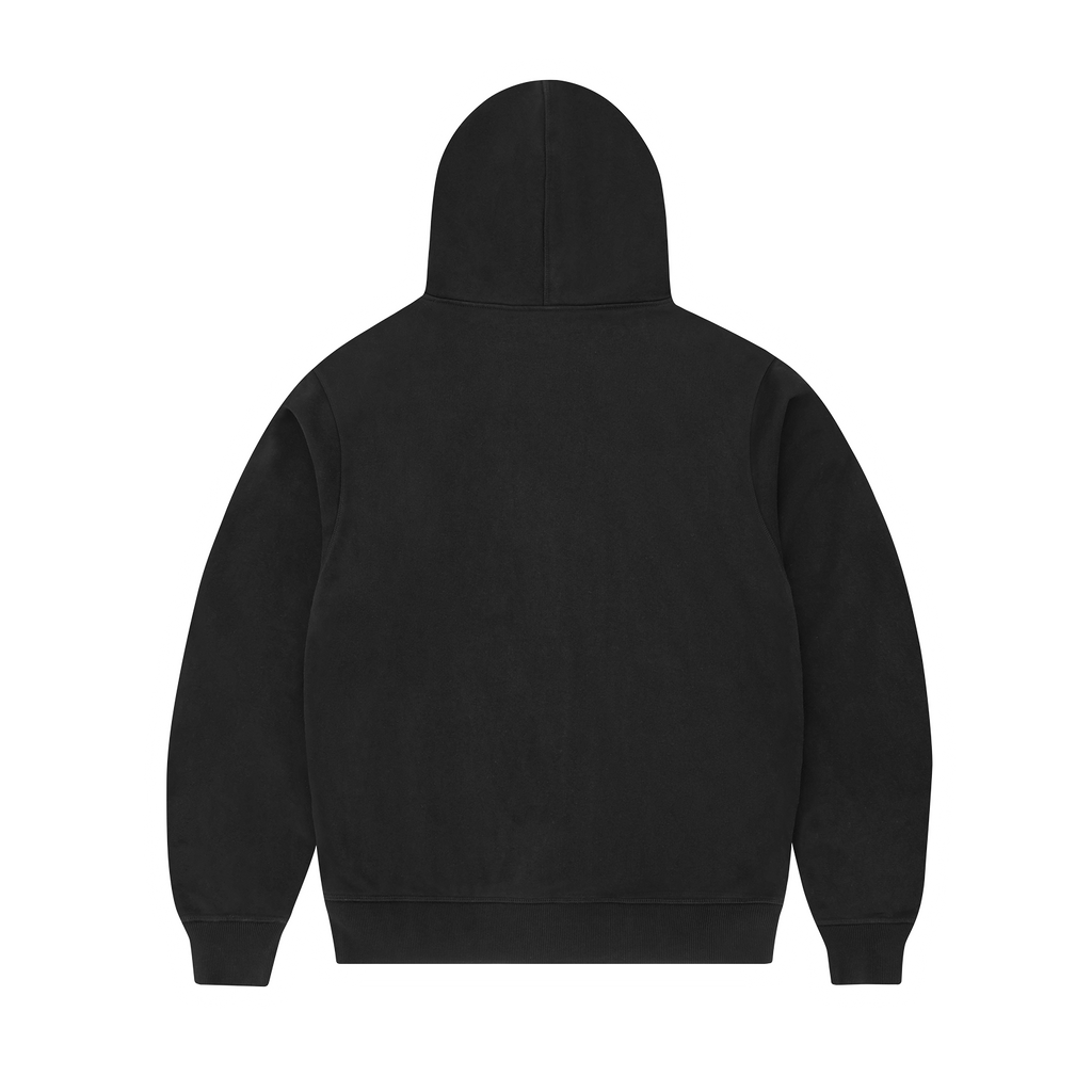 ALCATRAZ HOODIE [BLACK & WHITE]