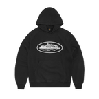 ALCATRAZ HOODIE [BLACK & WHITE]