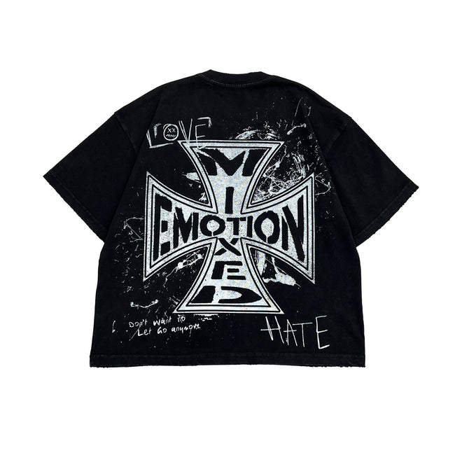 Mixed Emotions Black “Chaos” Tee Main Image