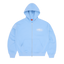 ISLAND PUFF PRINT ZIP HOODIE [BABY BLUE]