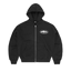 ISLAND PUFF PRINT ZIP HOODIE [BLACK]