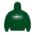 ISLAND PUFF PRINT ZIP HOODIE [GREEN]