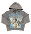 Mixed Emotions Rhinestone Hoodie Grey