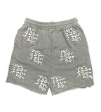 Mixed Emotion ME Logo Fleece Shorts Grey
