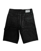 Mixed Emotions Worker Wax Shorts Black