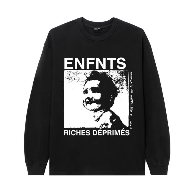 Enfants Riches Déprimés Infant Portrait Long-Sleeve - Black Hover Image
