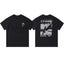 Enfants Riches Déprimés Small Chest Logo & Back Group Graphic T-Shirt - Black