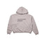 Enfants Riches Déprimés Distressed Text Logo Hoodie - Light Grey