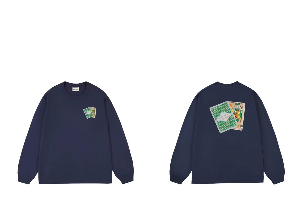 Drôle de Monsieur Playing Cards Sweatshirt