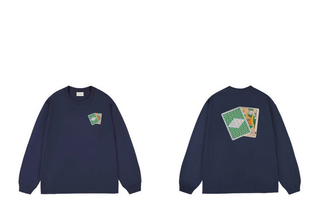Drôle de Monsieur Playing Cards Sweatshirt Hover Image
