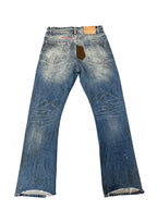 Enfants Riches Déprimés Paint Splatter & Patch Denim Jeans - Blue