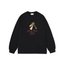Drôle de Monsieur Black "Grand Hotel" Key Graphic Print Long Sleeve Crewneck Sweatshirt