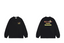 Drôle de Monsieur Black Colorful "Not From Paris Madame" Graphic Print Long Sleeve Crewneck Sweatshirt