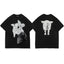 Enfants Riches Déprimés Front & Back Animal Illustration T-Shirt - Black
