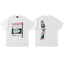 Enfants Riches Déprimés Red & Black Graphic & Vertical Photo Back T-Shirt - Cream