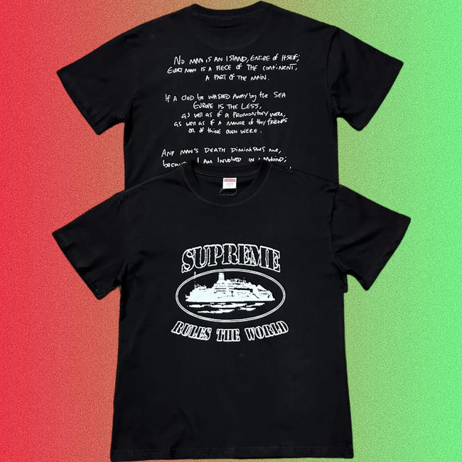 Supreme Rules the World Alcatraz Island Graphic T-Shirt Hover Image