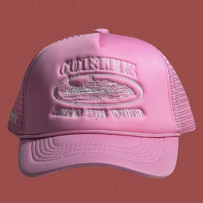 Corteiz Classic Oval Ship Logo Trucker Hat Hover Image