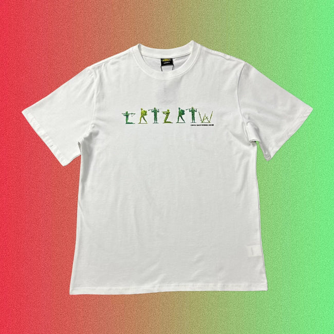 Corteiz Gradient Silhouette Logo "CRTZ RTW" Black T-Shirt Main Image