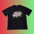 Corteiz Classic Oval Ship & Red Lettering Logo Graphic White T-Shirt