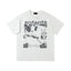Enfants Riches Déprimés Armed Figure & Vintage Print T-Shirt - Cream