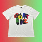 Corteiz Multicolored 3D Block Lettering Logo Black T-Shirt