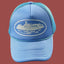 Corteiz Bold White Oval Ship Logo Trucker Hat - Light Blue
