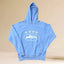 Corteiz Light Blue & White 5-Star Alcatraz Island Logo Hoodie