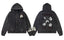 Enfants Riches Déprimés Multi-Panel Photo Zip-Up Hoodie - Washed Black