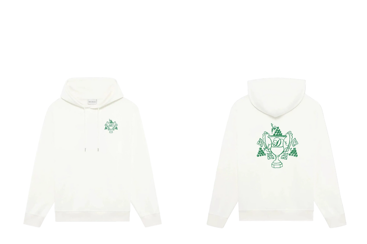 Drôle de Monsieur White Wizard Hat Graphic Heavyweight Hoodie