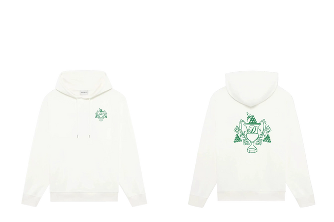 Drôle de Monsieur White Wizard Hat Graphic Heavyweight Hoodie Hover Image