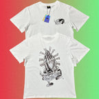 Corteiz Yellow Logo & Dynamite Bomb Graphic Black T-Shirt