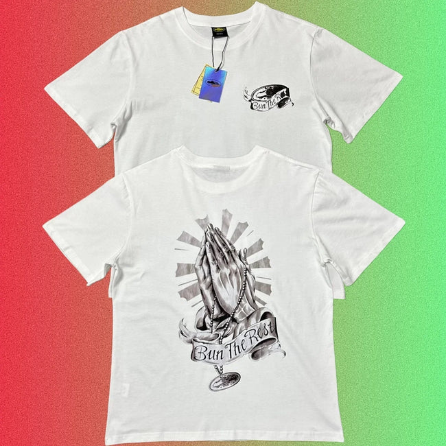 Corteiz Yellow Logo & Dynamite Bomb Graphic Black T-Shirt Main Image