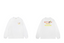 Drôle de Monsieur White Colorful "Not From Paris Madame" Graphic Print Long Sleeve Crewneck Sweatshirt
