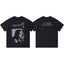 Enfants Riches Déprimés Hebrew Typography & Portrait T-Shirt - Black