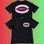 Corteiz "Fuck Around And Find Out" Pink Oval Ship Logo Graphic Black T-Shirt (Front & Back Print)