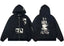 Enfants Riches Déprimés Multi-Art Photo Collage Zip-Up Hoodie - Black